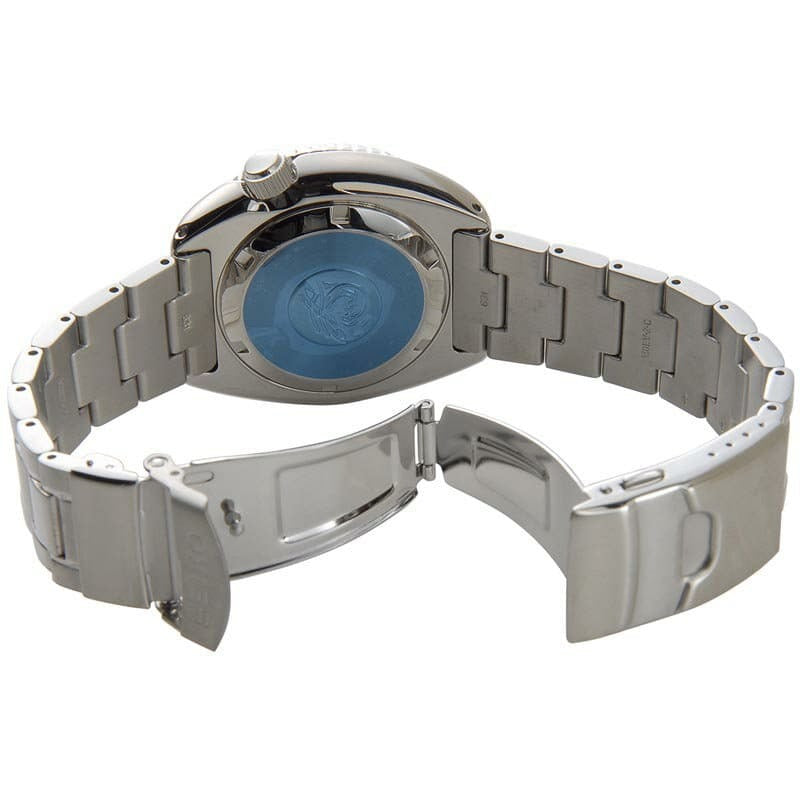 Seiko Prospex Deep Blue Batman Turtle Diver's Automatic Blue Dial Silver Steel Strap Watch for Men - SRPC25J1