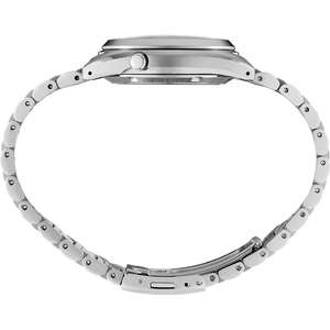 Seiko 5 Sports SNXS Series Automatic Black Dial Silver Steel Strap Watch for Men - SRPK89K1