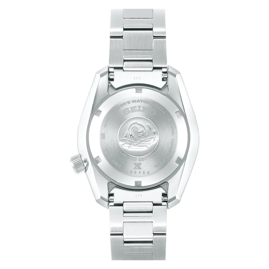 Seiko Prospex 140th Anniversary Limited Edition Automatic Scuba Divers Green Dial Silver Steel Strap Watch for Men - SPB207J1