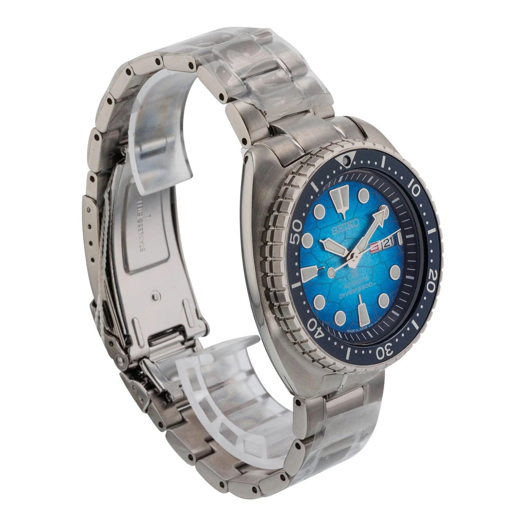 Seiko Prospex US Special Edition Automatic Blue Dial Silver Steel Strap Watch for Men - SRPH59