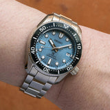 Seiko Prospex Glacier Save The Ocean Special Edition Automatic Blue Dial Silver Steel Strap Watch for Men - SPB299J1