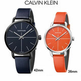 Calvin Klein Even Blue Dial Blue Leather Strap Watch for Men - K7B214VN