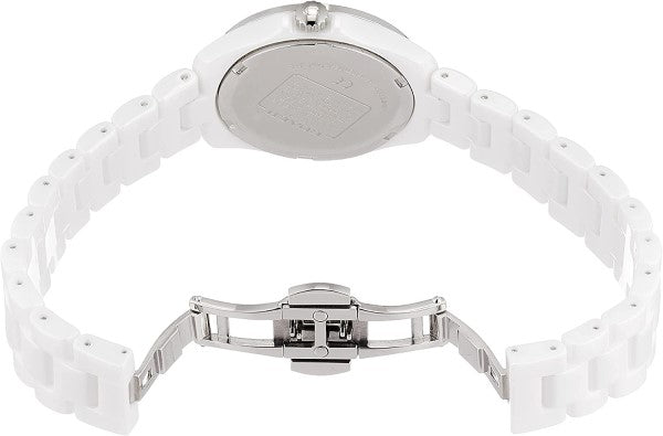 Coach Preston Mother of Pearl Dial White Steel Strap Watch for Women - 14503661