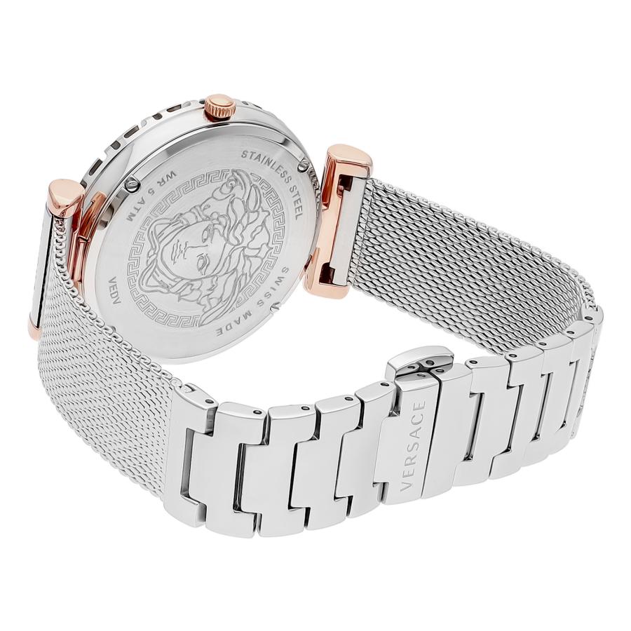 Versace Palazzo Empire Silver Dial Silver Mesh Bracelet Watch for Women - VEDV00419