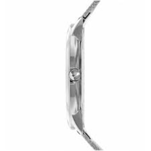 Calvin Klein Minimal Grey Dial Silver Mesh Bracelet Watch for Men - K3M211Y3