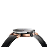 Calvin Klein Boost Black Dial Black Leather Strap Watch for Men - K7Y21TCZ