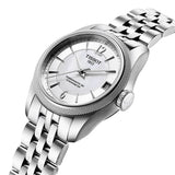 Tissot Ballade Powermatic 80 Automatic Mother of Pearl Dial Silver Steel Strap Watch For Women - T108.208.11.117.00
