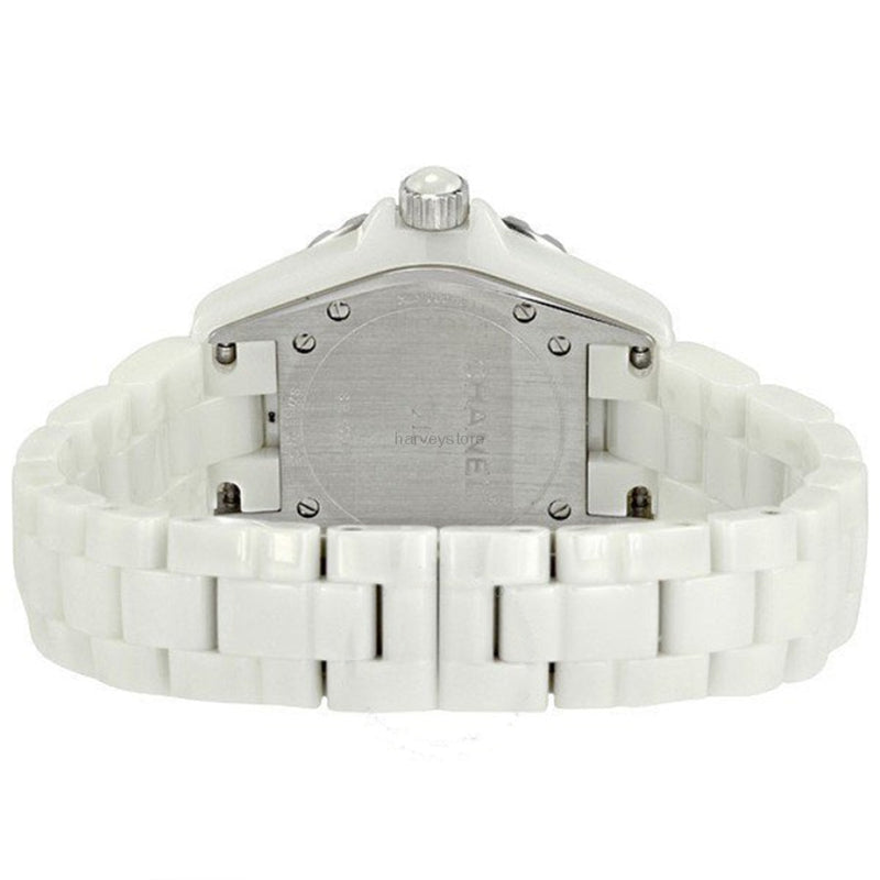 Chanel J12 Ceramic White Dial White Steel Strap Watch for Women - J12 H0968