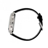 Calvin Klein Posh Black Dial Black Leather Strap Watch for Men - K8Q371C1