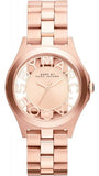 Marc Jacobs Henry Rose Gold Dial Rose Gold Steel Strap Watch for Women - MBM3293