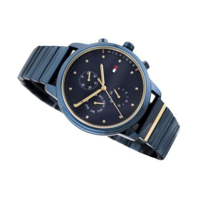 Tommy Hilfiger Blake Blue Dial Blue Steel Strap Watch for Women - 1781893