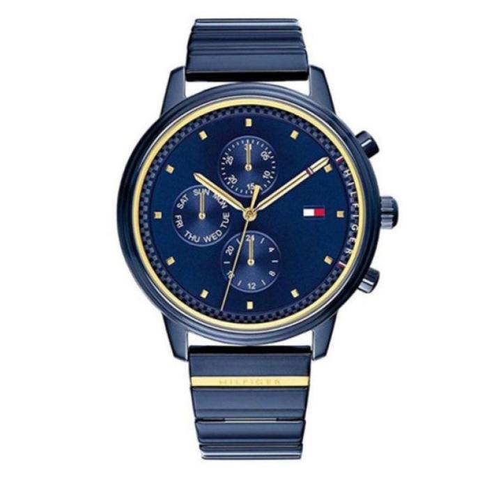 Tommy Hilfiger Blake Blue Dial Blue Steel Strap Watch for Women - 1781893