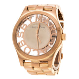 Marc Jacobs Henry Rose Gold Dial Rose Gold Steel Strap Watch for Women - MBM3207
