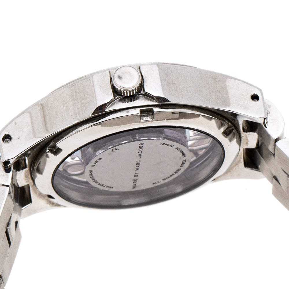 Marc Jacobs Henry Silver Dial Silver Steel Strap Watch for Women - MBM3294