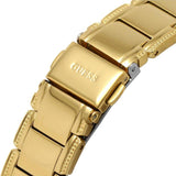 Guess Lily Quartz Gold Dial Gold Steel Strap Watch For Women - GW0528L2