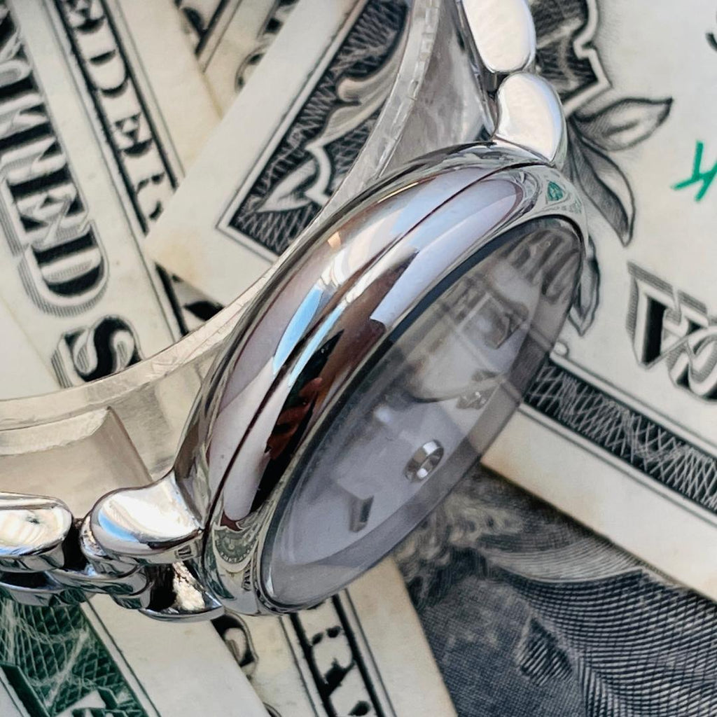 Marc Jacobs Sally White Dial Silver Steel Strap Watch for Women - MBM8642