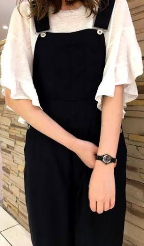 Marc Jacobs Tether Transparent Black Dial Black Steel Strap Watch for Women - MBM3419