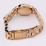 Marc Jacobs Amy White Dial Rose Gold Steel Strap Watch for Women - MBM3227