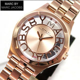 Marc Jacobs Henry Rose Gold Dial Rose Gold Steel Strap Watch for Women - MBM3293