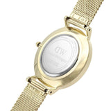Daniel Wellington Classic Petite White Dial Gold Mesh Bracelet Watch For Women - DW00100348