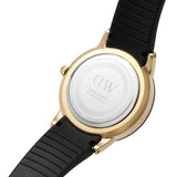 Daniel Wellington Iconic Motion Black Dial Black Rubber Strap Watch For Men - DW00100425