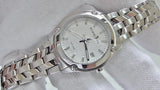 Burberry Heritage Check White Dial Silver Steel Strap Watch for Women - BU1853