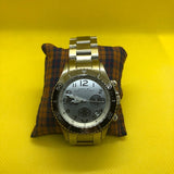 Marc Jacobs Marc Chronograph Silver Dial Silver Steel Strap Watch for Men - MBM3155