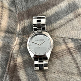 Marc Jacobs Henry Silver Dial Silver Steel Strap Watch for Women - MBM3210