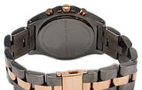 Marc Jacobs Blade Chronograph Grey Dial Two Tone Steel Strap Watch for Women - MBM8583