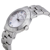 Marc Jacobs Amy Dexter Silver Dial Silver Steel Strap Watch for Women - MBM3214