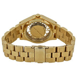 Marc Jacobs Henry Gold Dial Gold Steel Strap Watch for Women - MBM3295