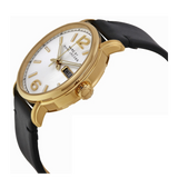 Marc Jacobs Fergus White Dial Black Leather Strap Watch for Men - MBM5081