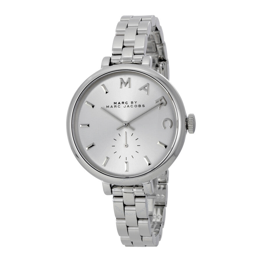 Marc Jacobs Sally Silver Dial Silver Steel Strap Watch for Women - MBM3362