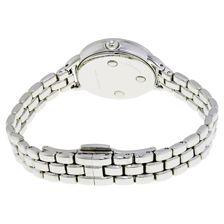 Marc Jacobs Betty White Dial Silver Steel Strap Watch for Women - MJ3497