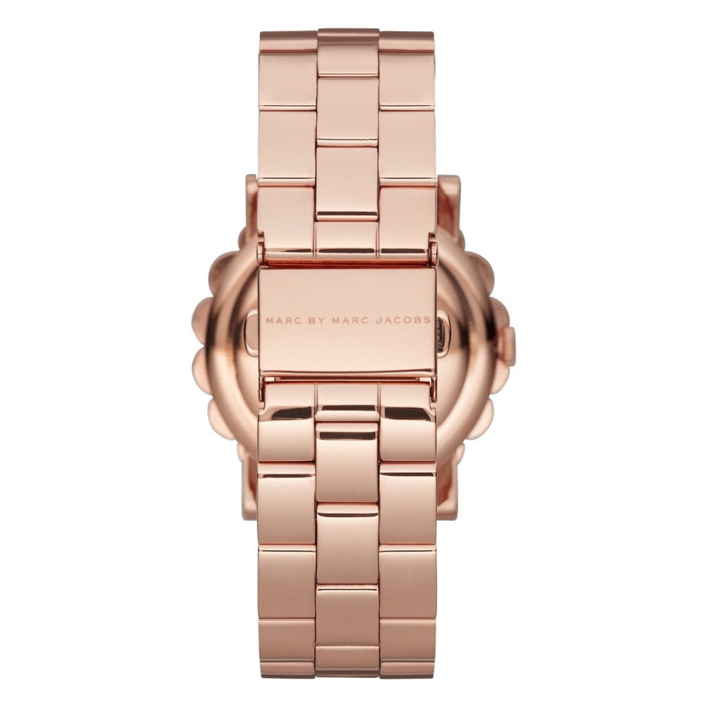 Marc Jacobs Amy Rose Gold Dial Rose Gold Steel Strap Watch for Women - MBM3223