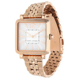 Marc Jacobs Vic Silver Dial Rose Gold Steel Strap Watch for Women - MJ3514