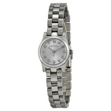 Marc Jacobs Henry Dinky Silver Dial Silver Steel Strap Watch for Women - MBM3198