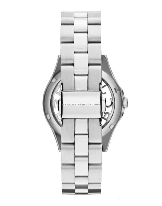 Marc Jacobs Henry Silver Dial Silver Steel Strap Watch for Women - MBM3294