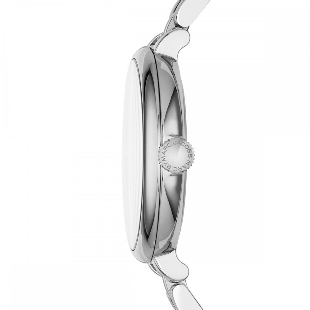 Marc Jacobs Sally Silver Dial Silver Steel Strap Watch for Women - MBM3362