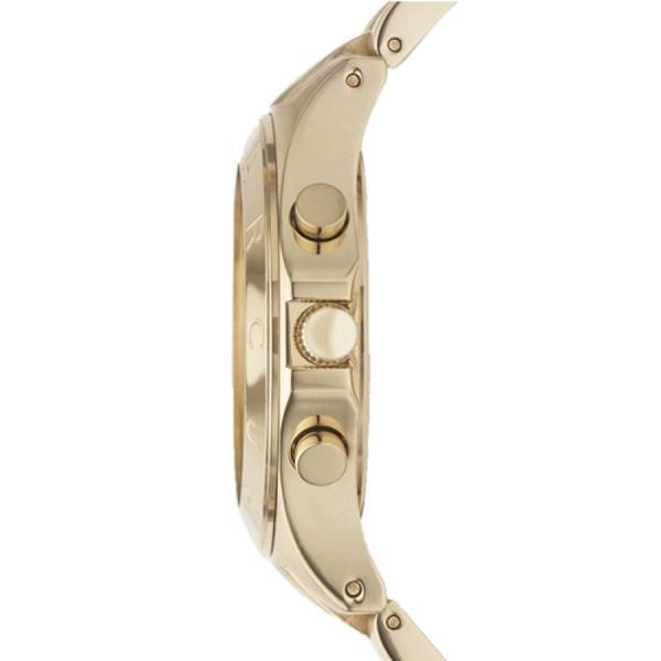 Marc Jacobs Blade Chronograph Gold Dial Gold Steel Strap Watch for Women - MBM3101