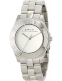 Marc Jacobs Blade Chronograph Silver Dial Silver Steel Strap Watch for Women - MBM3125