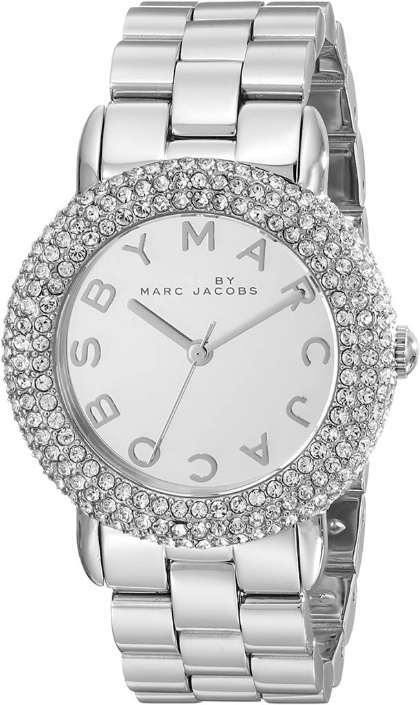 Marc Jacobs Marci Silver Dial Silver Steel Strap Watch for Women - MBM3190