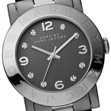 Marc Jacobs Amy Grey Dial Grey Steel Strap Watch for Women - MBM3196