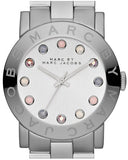 Marc Jacobs Amy Dexter Silver Dial Silver Steel Strap Watch for Women - MBM3214