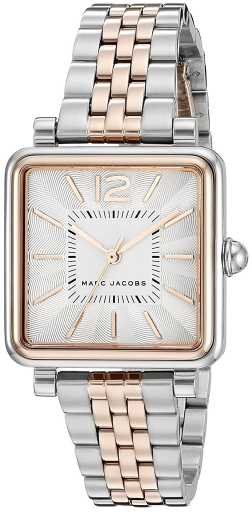 Marc Jacobs Vic Silver Dial Two Tone Steel Strap Watch for Women - MJ3463