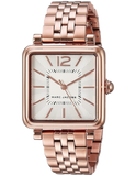 Marc Jacobs Vic Silver Dial Rose Gold Steel Strap Watch for Women - MJ3514