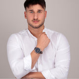 Maserati Epoca Chronograph Blue Dial Brown Leather Strap Watch For Men - R8871618014