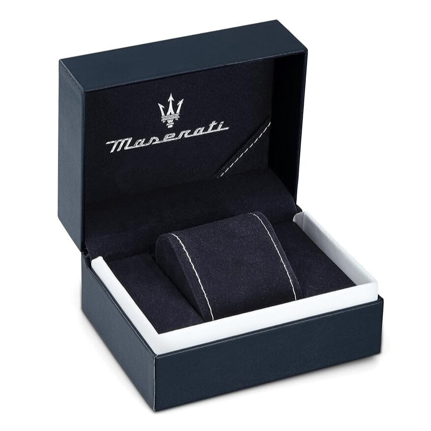 Maserati Epoca Limited Edition Chronograph Black Dial Black Steel Strap Watch For Men - R8873618019