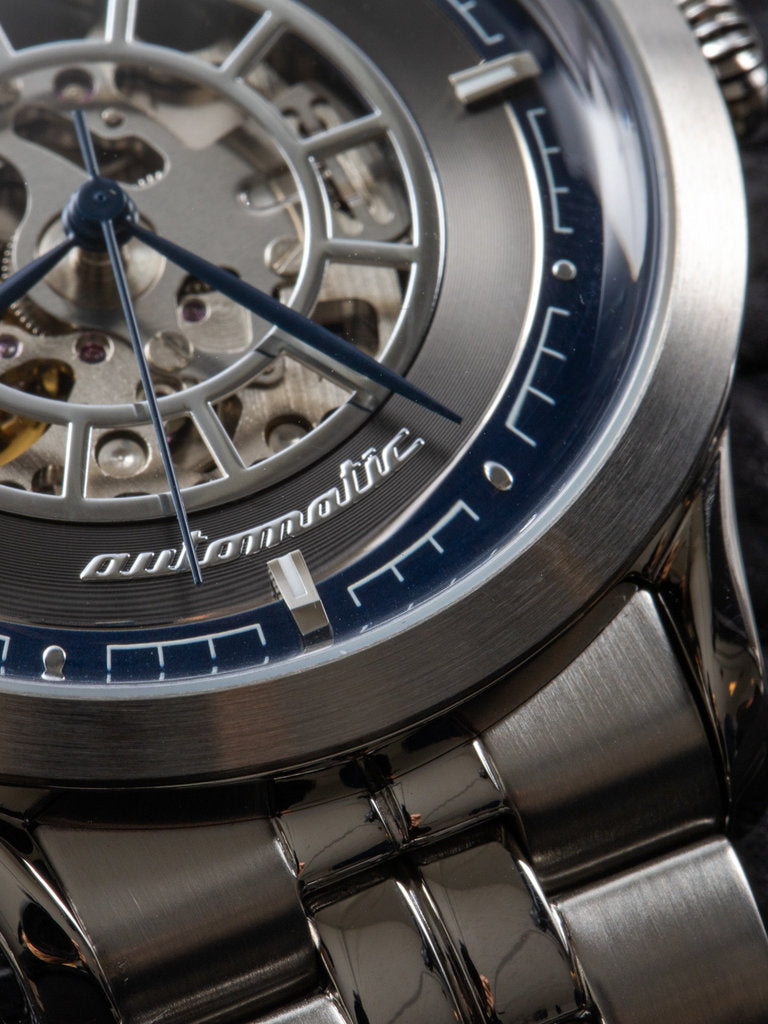 Maserati Ricordo Automatic Gray Dial Silver Steel Strap Watch For Men - R8823133003