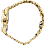 Maserati Stile 45mm Chronograph Black Dial Gold Steel Strap Watch For Men - R8873642001